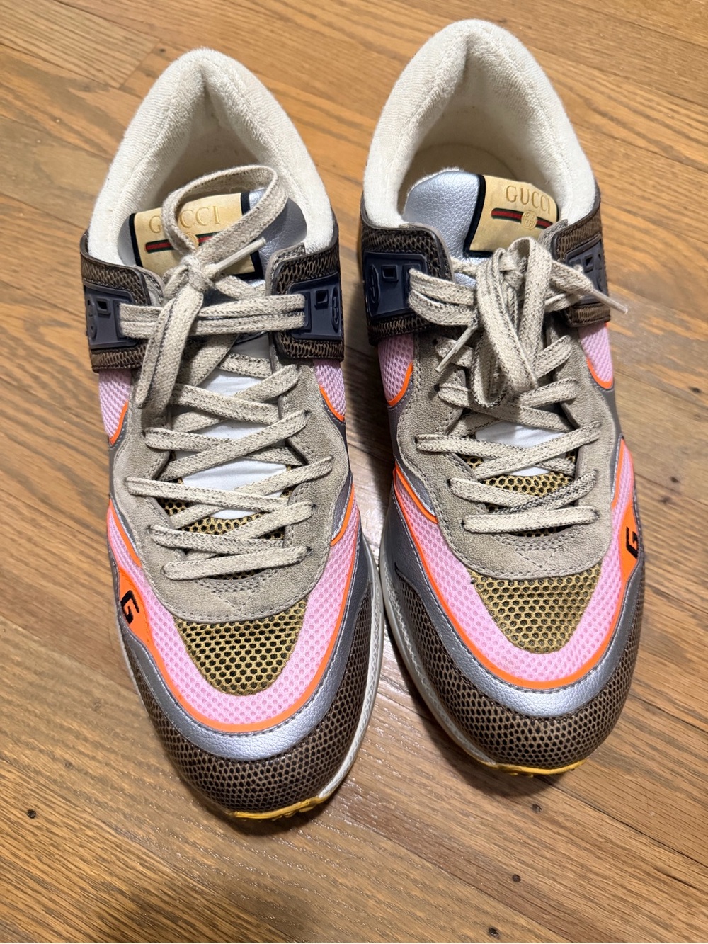 Men’s sz 12.5 Gucci Ultrapace Sneakers - Picture 2 of 4